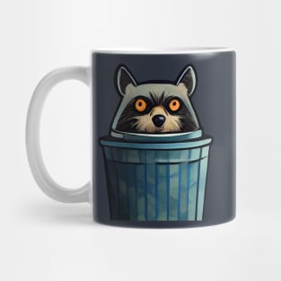 Trash panda in Garbage Can, Raccoon Alternate Mug